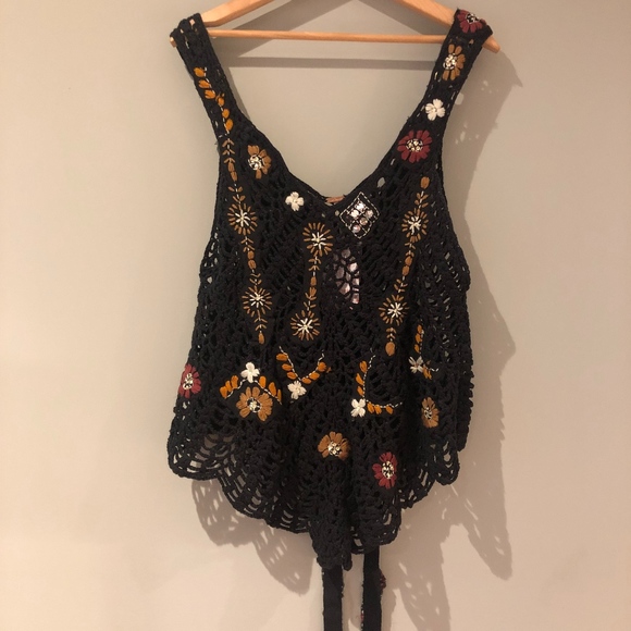 Free People Crochet Top sz S NWT - Picture 1 of 4